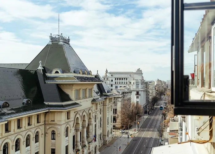 Apartman Center - 180 View - Terrace Bukarest
